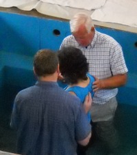 Coral Being Baptised