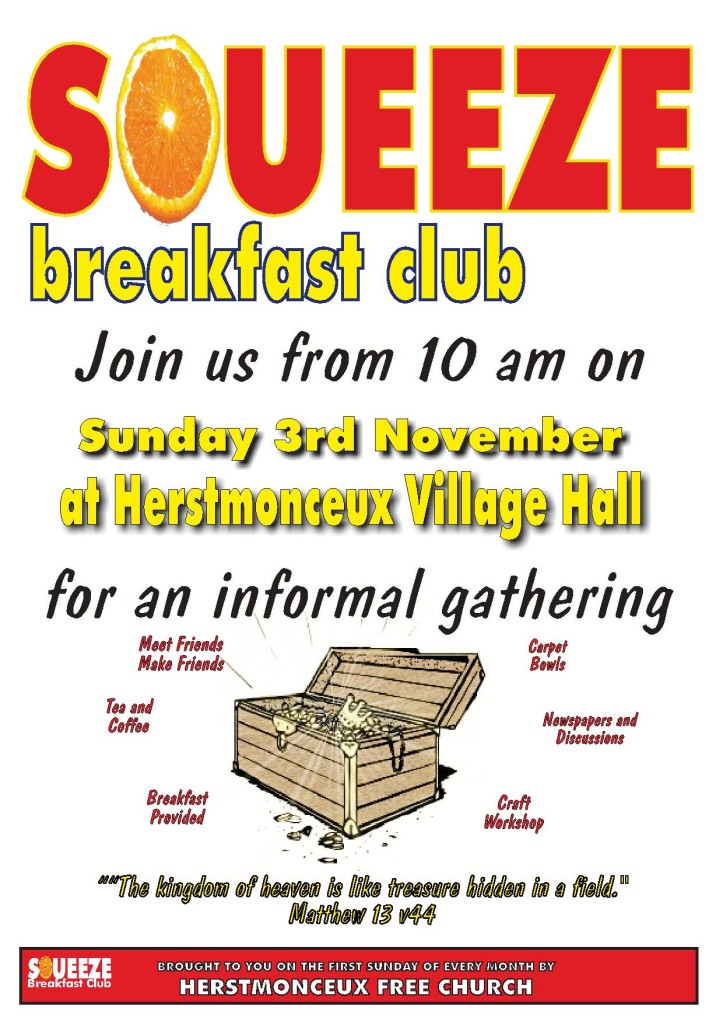 Squeeze monthly poster